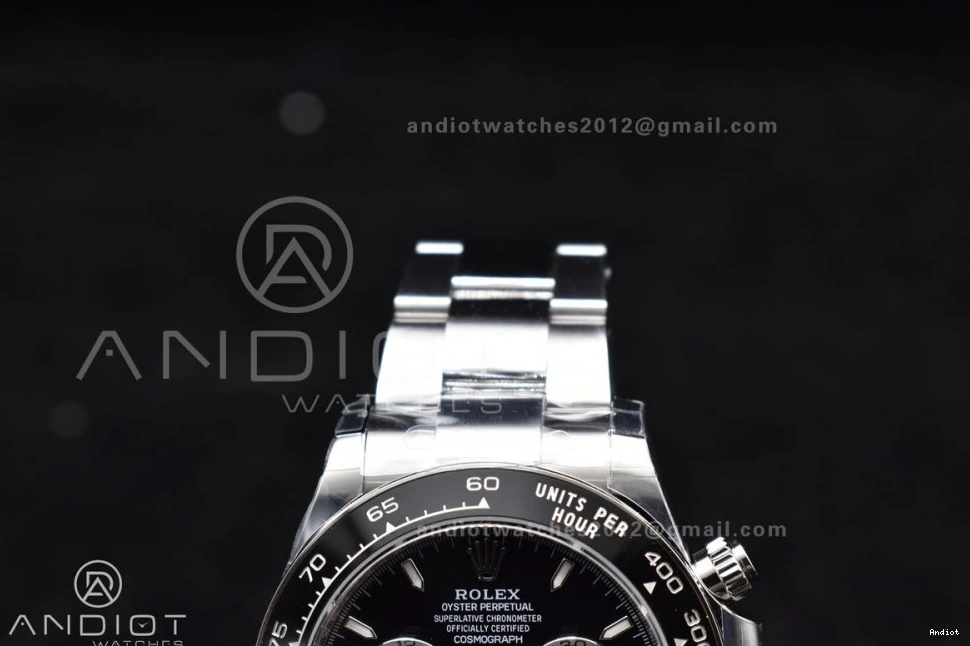 Comfortable Daytona BTF 1:1 Best Bracelet 777 SS DD 904L Black Edition Steel On 126500 Dial 0815